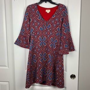 ❣️🔷Maeve by Anthropologie gorgeous patterned dress! Sz. M in rich jewel tones!